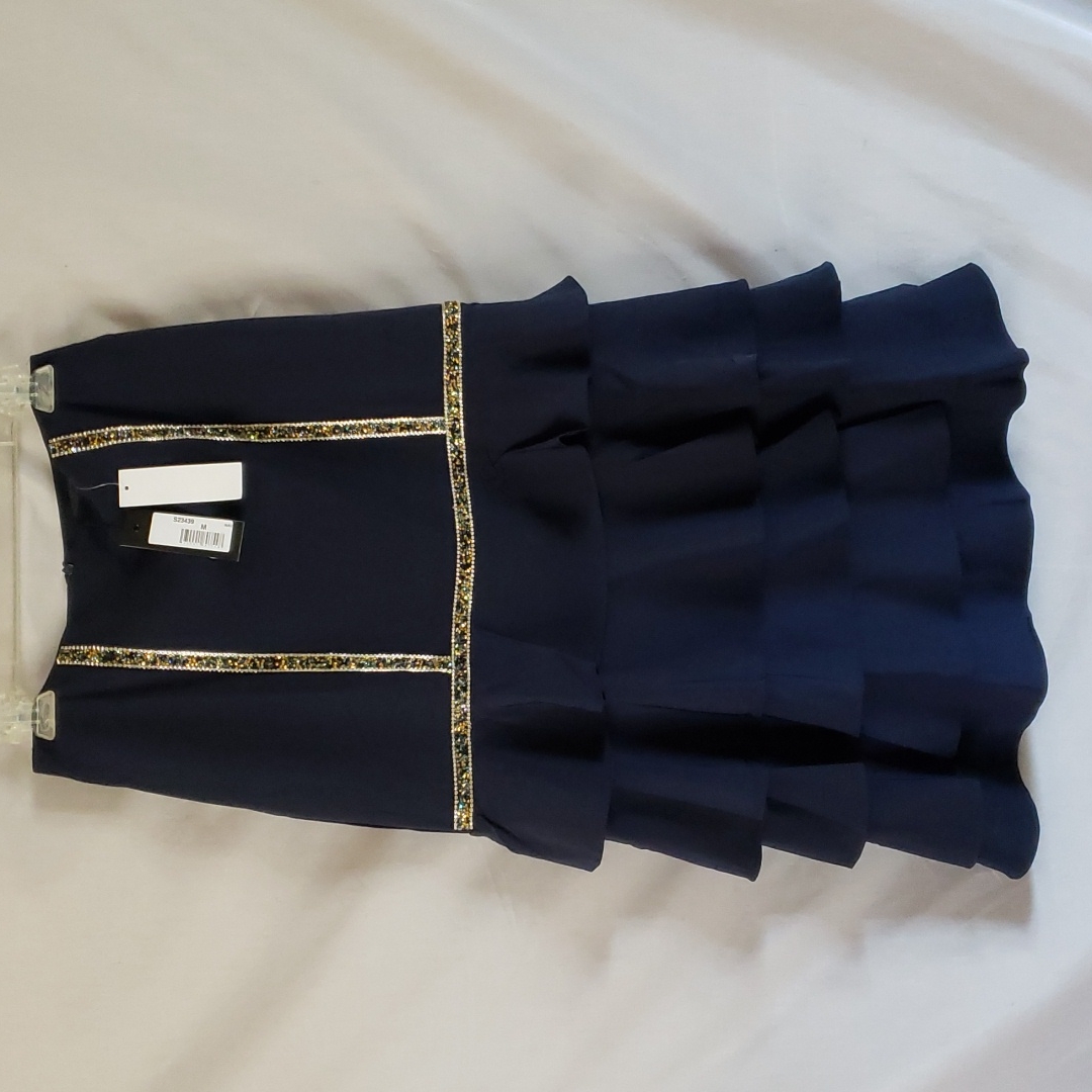 New Gracia Bead Detail Frilled Skirt